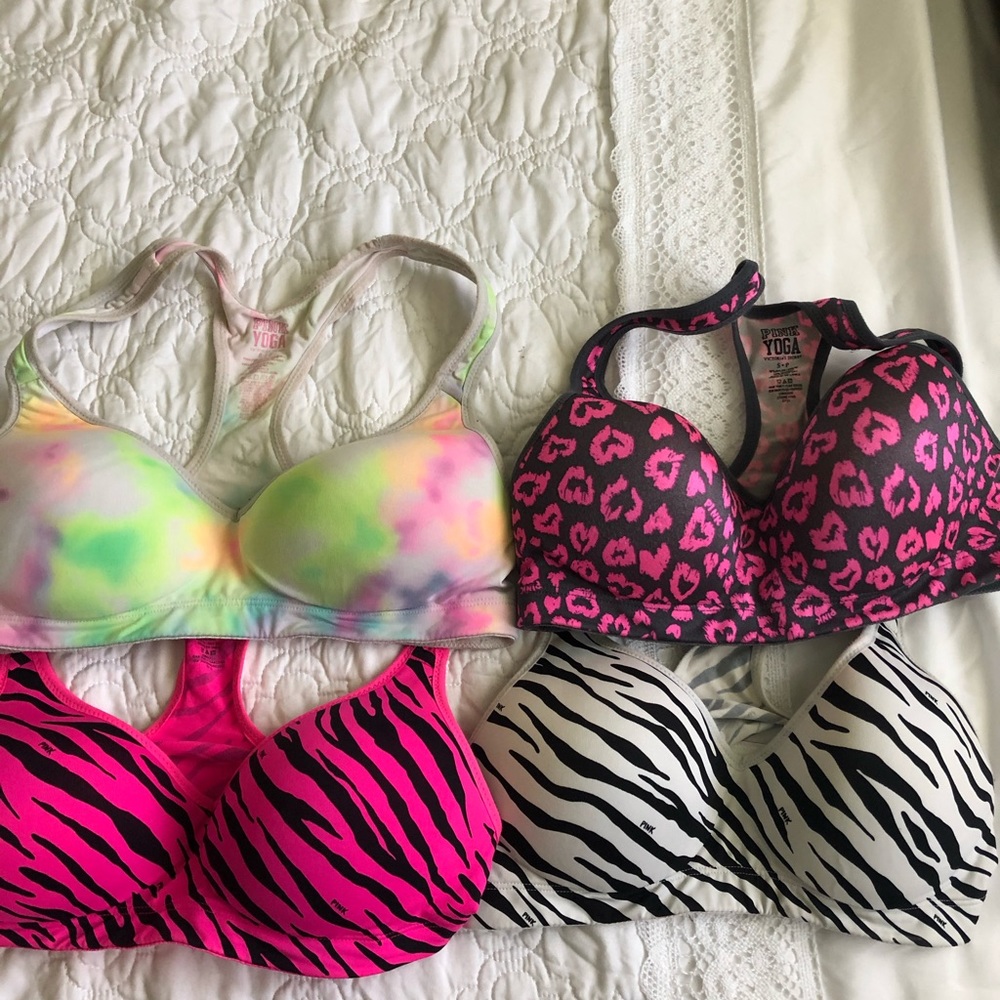Victoria’s Secret Pink yoga sports bra. Size small
